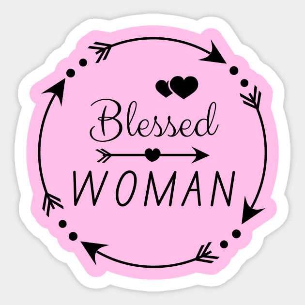 Blessed Woman | Christian Woman Sticker by All Things Gospel